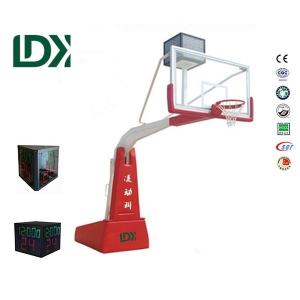 Wholesale Electric Hydraulic Basketball Hoop Professional Basketball Stand Equipment from china suppliers