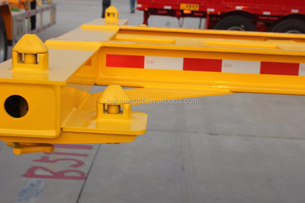 Skeleton Container Semi Trailer EAST 20ft 40 Ft for Car Trailer Tires 235/75R15/2