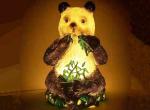 LED panda lights resin waterproof landscape lamp translucent animal outdoor park