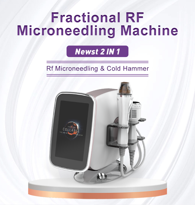 Gold Micro Needling With Radio Frequency Fractional Portable Rf Microneedling Machine For Face Beauty Device