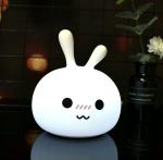 DC5V Bunny Rabbit Night Light ABS Silicone USB Style Pat Control
