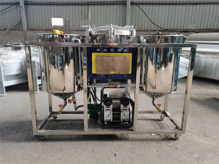 Peanuts Automatic Oil Press Machine 380V Small Oil Refinery Machine