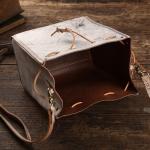 GENUINE LEATHER Vintage Forest-Style Top Layer Cowhide Shoulder Crossbody Bag