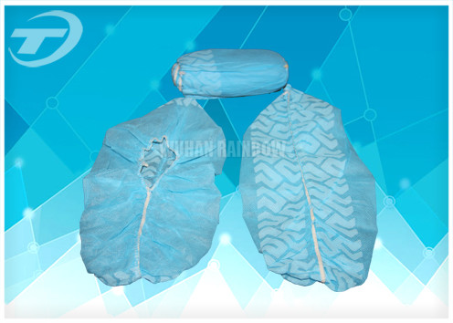 Multi Color Disposable Shoe Covers For Hospital / Food Processing 1.5g
