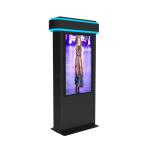 IP65 Weatherproof Outdoor LCD Digital Signage 1100:1 Contrast Ratio