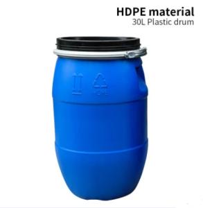 Wholesale Chemical HDPE Plastic Container 30L Heavy Blue Plastic Drum Round from china suppliers