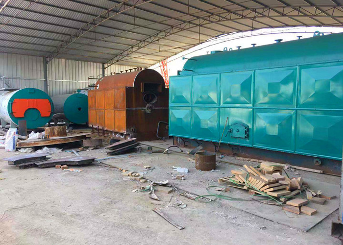 Light Weight Wood Steam Boiler Automatic Feeding Saving Storage Space