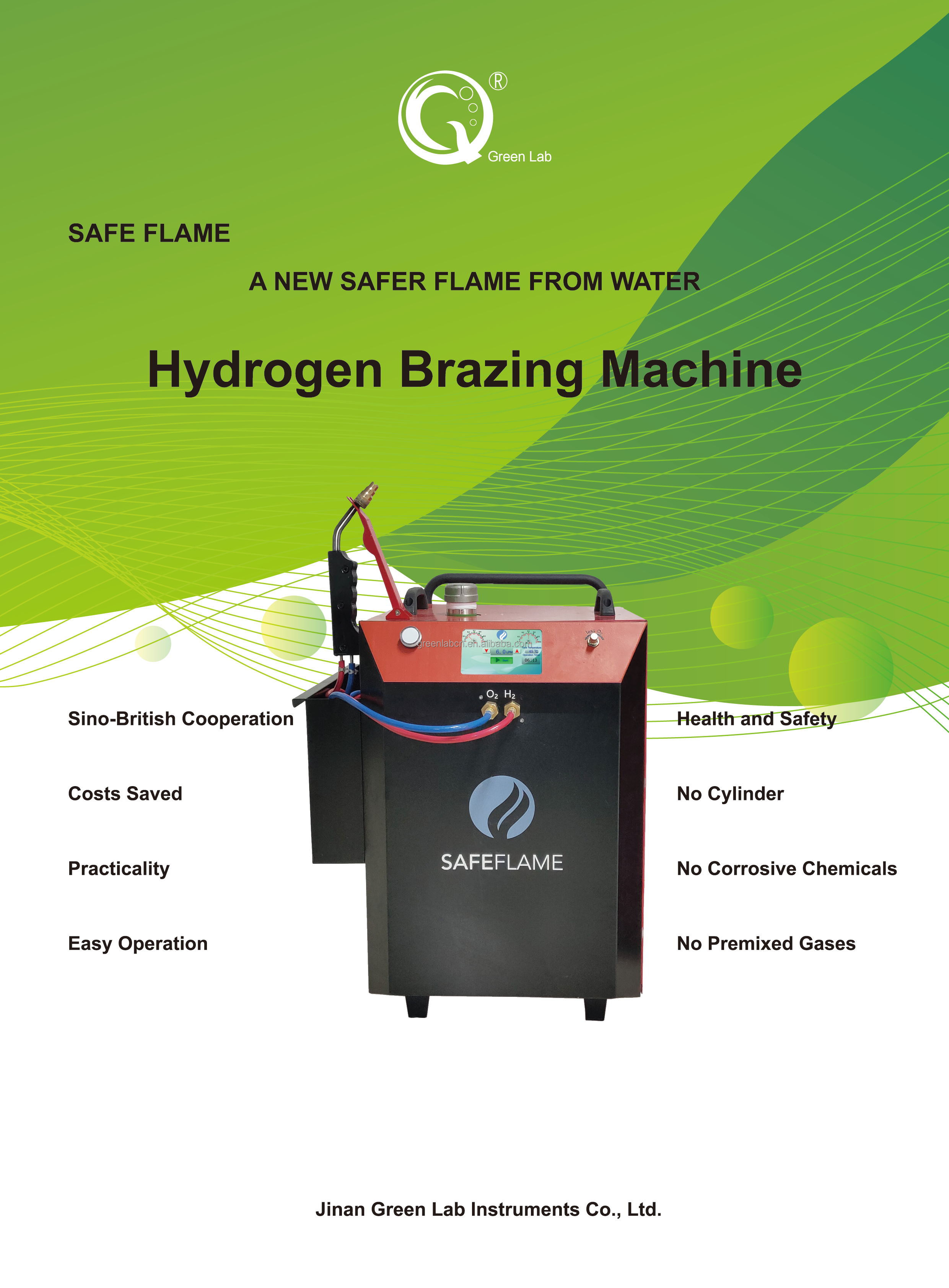 Compact Dimensions Oxygen Hydrogen Brazing Machine with CE Certification by Safeflame