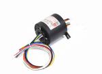 Compact Through Hole Slip Ring Rotating Speed 1000rpm For Power / Signal