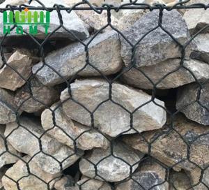 Wholesale 80x100mm Hole Hexagonal Gabion Hot Dip Galvanized Pvc Plastic Coated from china suppliers