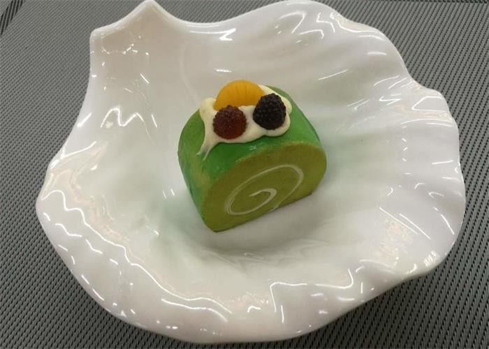 Flower Shape Unbaked Porcelain UNK Dessert Bowl Diameter 15cm Weight 208g