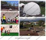 Huge Event Dome Tent White Color , 40m Giant Dome Tent 70-100km / H Wind Load
