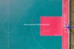 Synthetic Silicon Pu Sports Flooring 4mm Badminton Surfaces