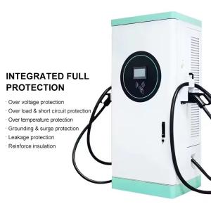 Wholesale 60kw 80kw 90kw 120kw 150kw Dc Fast Charger OCPP GB/T CCS Charging Station from china suppliers