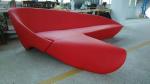 Zaha Zadid Moon sofa with ottoman in fabric from Moon system sofa by Zaha Hadid