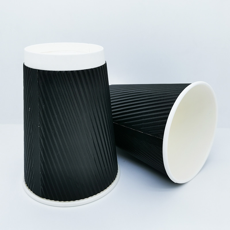 Stylish and Functional Custom Printed Ripple Paper Cup for All Your Drinking Needs