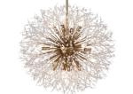 luxury round hanging fixture firework pendant lights led lighting modern glass