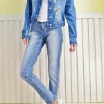 Skinny Fit Ladies High Waisted Stretch Jeans , Straight Womens Denim Jeggings