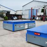 40T Steerable Die Transfer Cart Rubber Wheel Battery Transfer Carriage