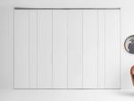 Custom White Closet Bespoke PET Folding Door Wardrobe
