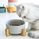 Wholesale Eco-Friendly Ceramic Dog Bowls Elevated Large Round Bowls Cat Water