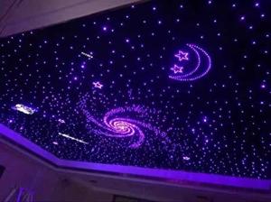 Wholesale 32W Twinkle Fiber Optic Lights Music Activated RGBW LED Star Ceiling Panels from china suppliers