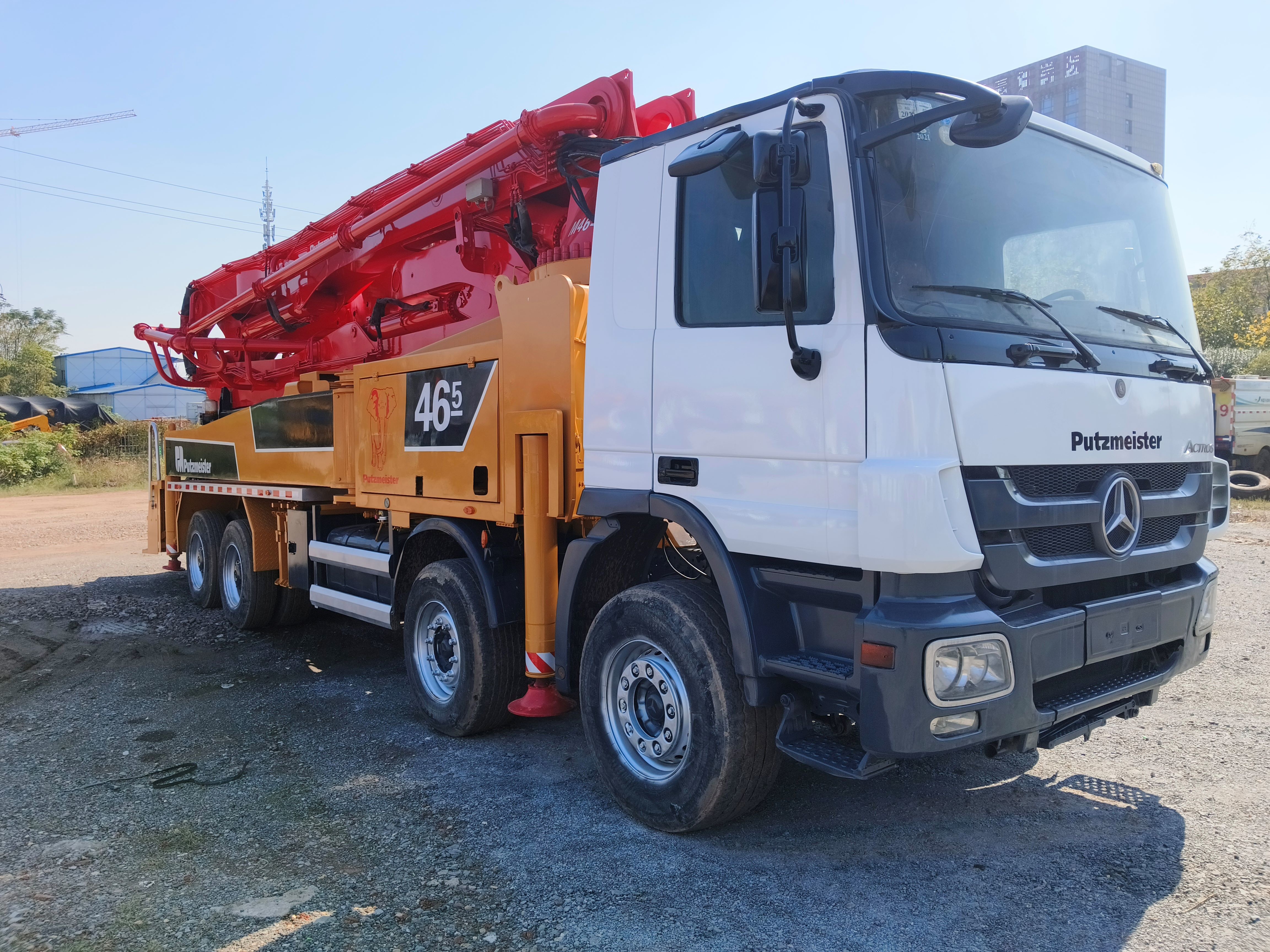 Putzmeister Concrete Pump Truck 46 Meters High Cost Performance High End Line Products