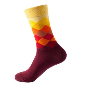 Wholesale Sustainable Colorful Crew Socks Winter Cotton Custom Logo from china suppliers