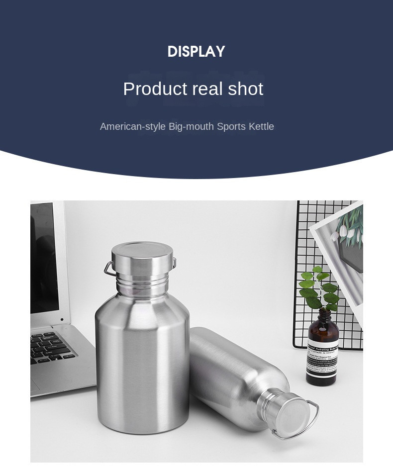 350ml 500ml 600ml Oem Odm Single Wall Stainless Steel Water Bottle BPA Free Stainless Steel Travel Water Bottle Lightweight Minimalistic Design