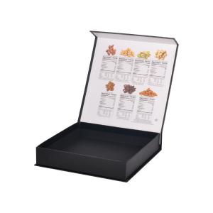 Wholesale UV Coating Rigid Paper Boxes Chocolate Packaging Top Flip Lid Black from china suppliers