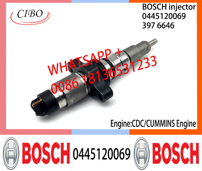 BOSCH 0445120069 3976646 Neutral Fuel Injector Assembly 0445120069 3976646 For CDC/CUMMINS
