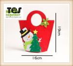 Christmas apple handbag/ Felt bag /Nonwovens/Festival /gift/child