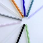 Creative Safe Lead Free Clear Borosilicate Glass Straws