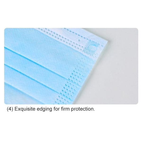 White 4 Layers KN95 Face Mask Antibacterial CE Certification