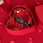 Corrugated Board Custom Valentine's Day Heart Shaped Luxury Boxes for Roses