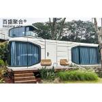 Landscape Decoration Prefab Capsule Apple Cabin Bungalow Bar Office Pod With