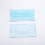Medical disposable surgical 3ply non-woven face mask CE FDA certification Anti