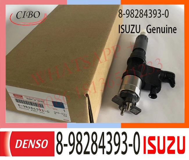 8-98284393-0 4HK1 ISUZU Diesel Engine Fuel Injector 095000-0660 095000-5000 095000-5012