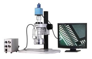 Wholesale VGA Color Camera 3D Stereo Zoom Microscope for Inspection SMT Solders Joints, QFP from china suppliers