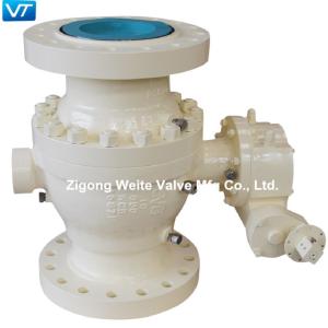 Wholesale WCB Cast Iron Flanged Ball Valve Trunnion Mounted 10'' Class 900 from china suppliers