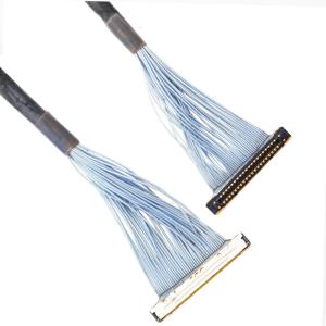 Wholesale Micro Coaxial Lvds 40 Pin Cable 0.25mm Pitch KEL XSLS20-40 from china suppliers