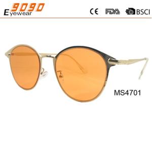 Wholesale 2017 hot sale style sunglasses with metal frame ,suitable for men and women from china suppliers