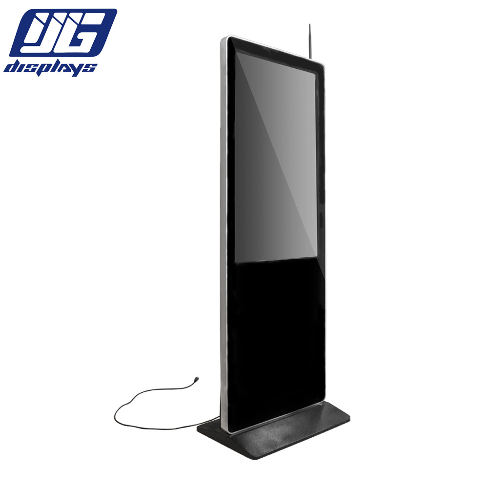 43" Floor Standing LCD Advertising Screen / Commercial Digital Display
