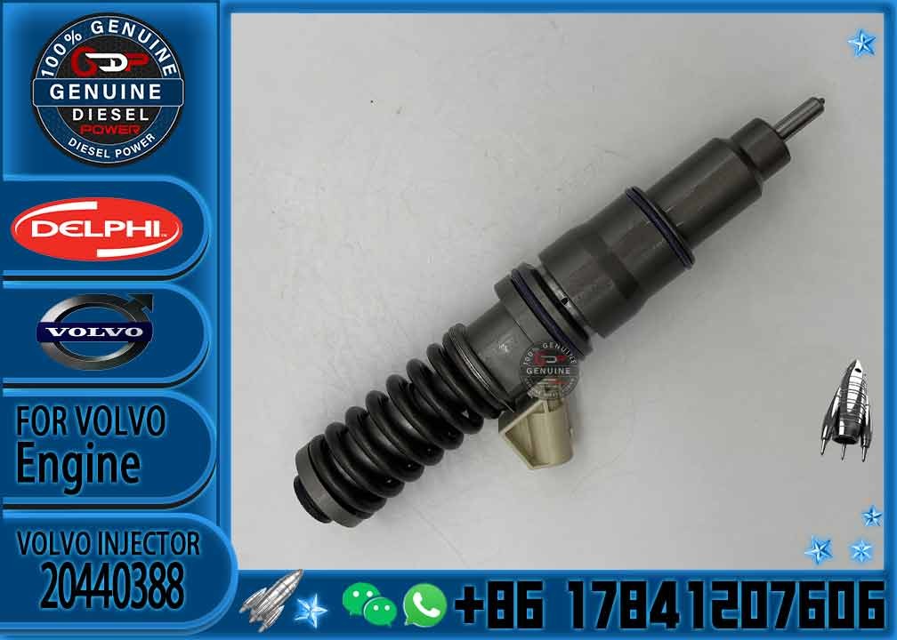 Fuel injector 20440388 2044-0388 for VOL Excavator engine EC360 EC460