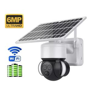 Wholesale 6MP 4G Solar Camera 12X Zoom Dual Lens PTZ Camera Auto Tracking Camera from china suppliers