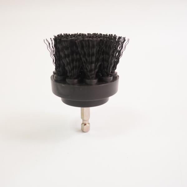 45g 2 Inch Black Hardness Drill Cleaning Brush For House Cleaning And Car Wheel