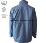 Blue Cotton Anti Static Flame Retardant Jacket / Insulated Fr Winter Coat