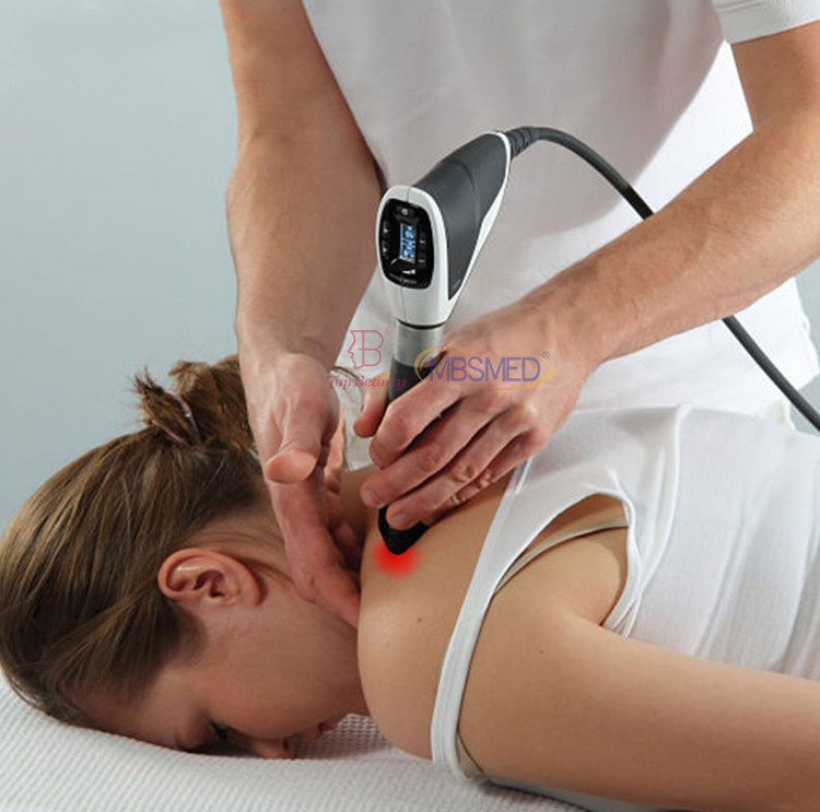 21hz Shockwave Therapy Machine Body Muscle Relaxation Massage Tool Shock Wave Pain Relief With 7 Heads