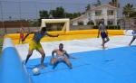 Funny Inflatable Soccer Field , Inflatable Water Soccer Field for Adult