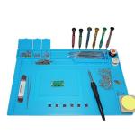 Silicone Anti Static Repair Mat Soldering Insulation Work Station Kit